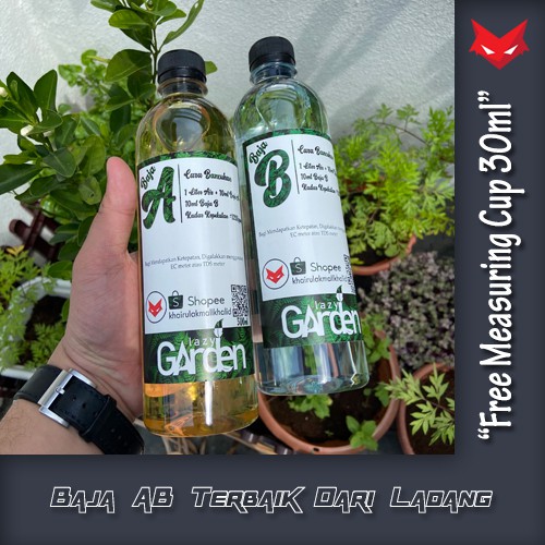 Baja Ab Terbaik Dari Ladang!!! Baja A : 500ml + Baja B : 500ml ...