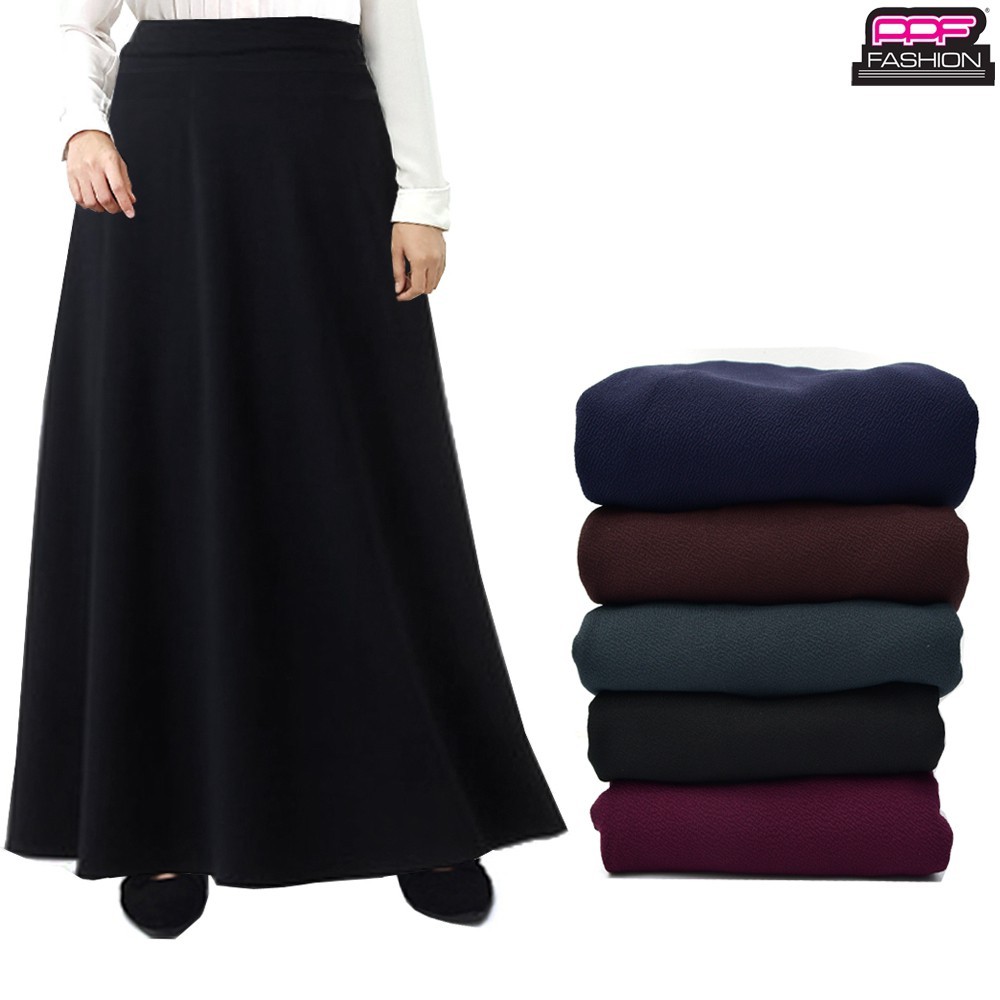 Buy Skirt Kembang Kulit Lycee Muslimah Skirts Muslimah Fashion Seetracker Malaysia