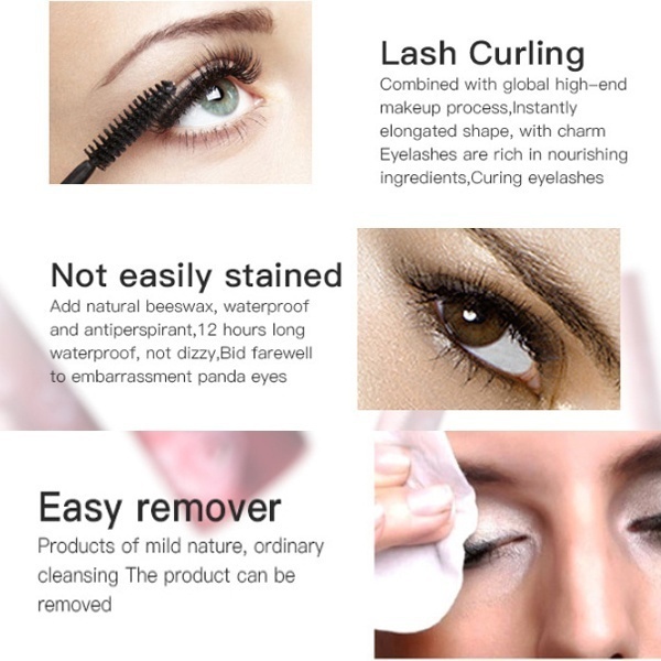 Durable Quality Mascara Black Waterproof Curl Long Lasting Eyelash Extension Eye Makeup Brush Premium Up Reliable - Image 4