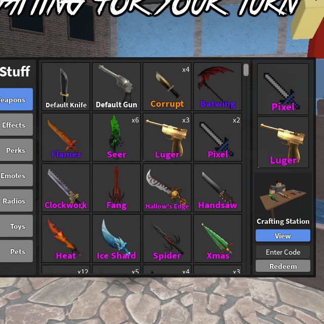 Roblox Murder Mystery 2 Corrupt For Sale Shopee Malaysia - roblox mm2 default knife