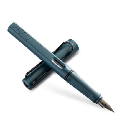 lamy petrol blue fountain pen