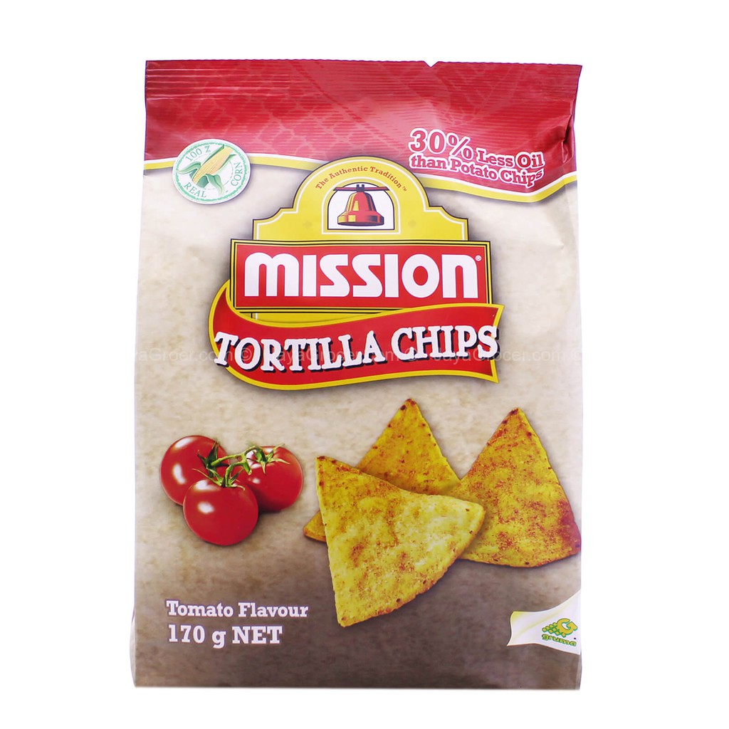 Mission Tortilla Chips Tomato 170g Shopee Malaysia