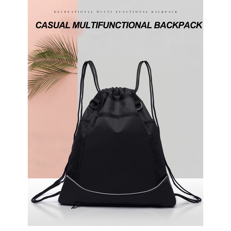 Backpack Basketball Bag Football Volleyball Drawstring Pocket Backpack Men and Women Outdoor Sports Bag Waterproof Multi