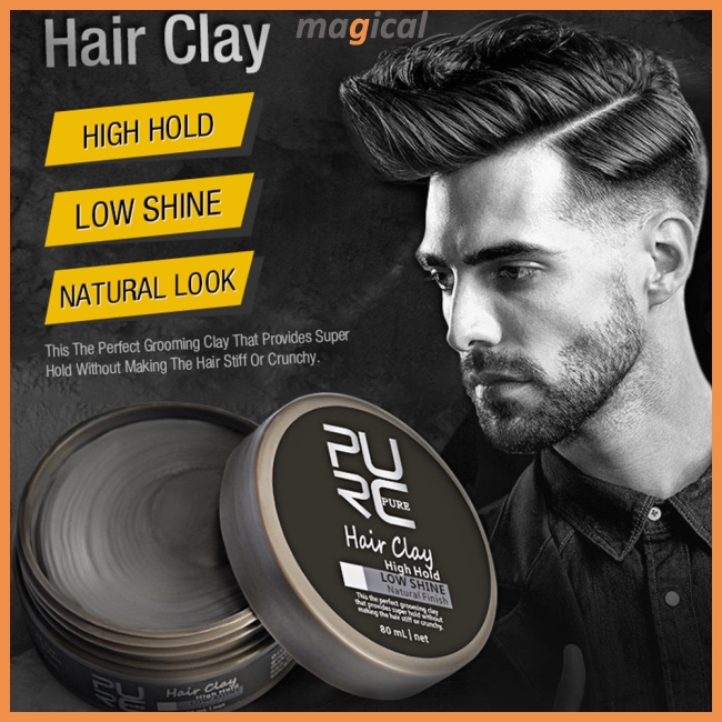 Men Hair Wax High Hold Hair Clay Non-greasy Hair Styling Long Lasting  Effect | Shopee Malaysia