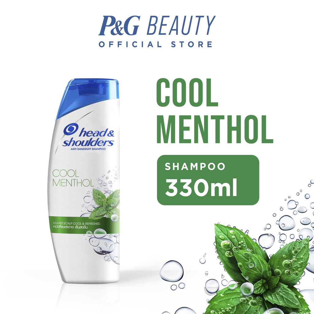 Head & Shoulders Cool Menthol AntiDandruff Shampoo (330ml) Shopee