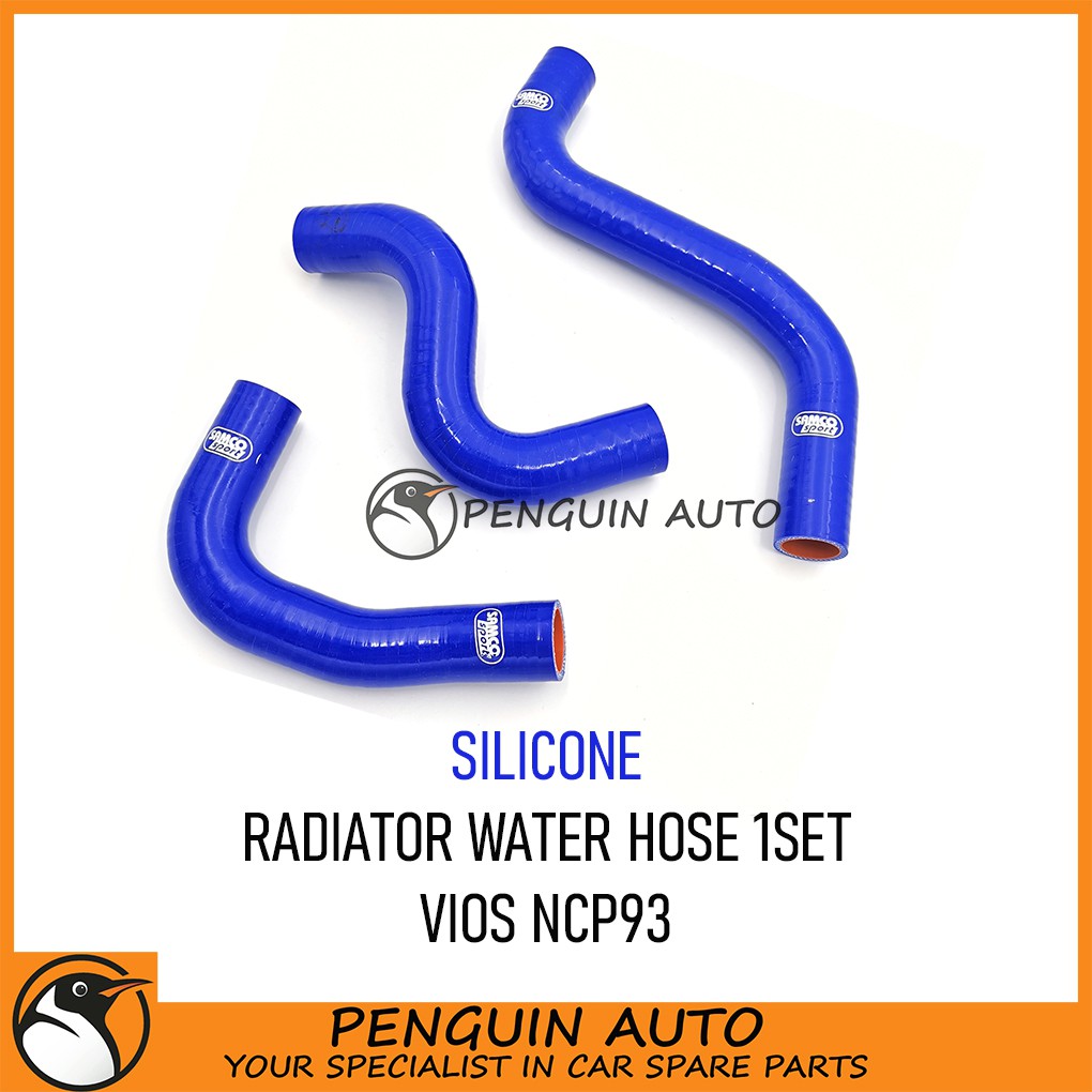 TOYOTA VIOS NCP93 RADIATOR WATER HOSE TOP & BOTTOM SILICONE 1SET