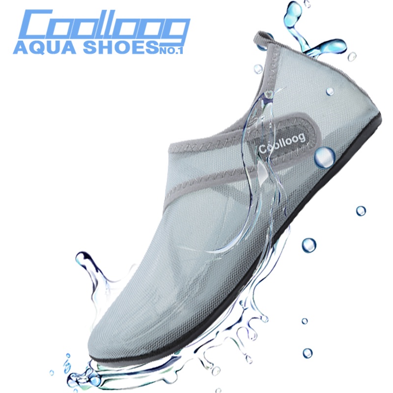 Boolavard Water Sports Shoes Barefoot Quick-Dry Aqua Yoga Socks Slip-on for Men Women Kids 