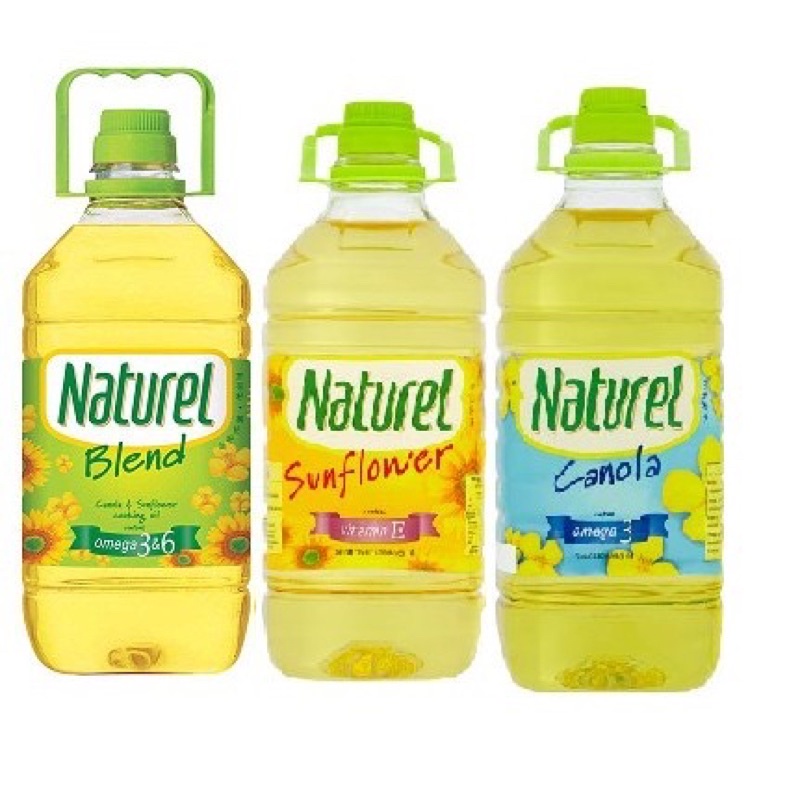 Naturel Blend Pure Canola & Sunflower Cooking Oil (3kg) Shopee Malaysia