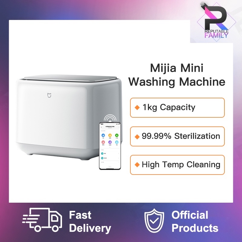 Xiaomi Mijia Mini Washing Machine 1KG 4 Gears Temperature Automatic Washing 700 rpm/min