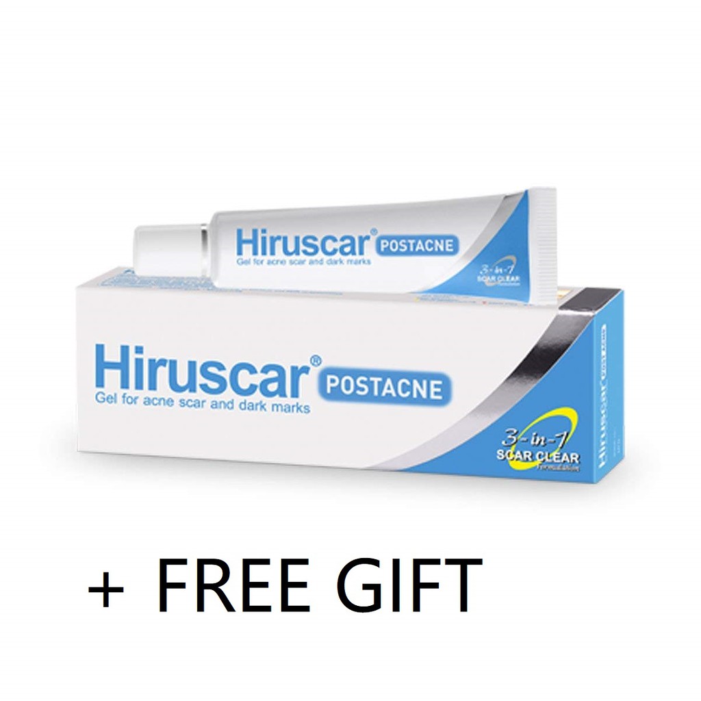 Hiruscar Post Acne Scar Gel 10 +FREE gift Shopee Malaysia