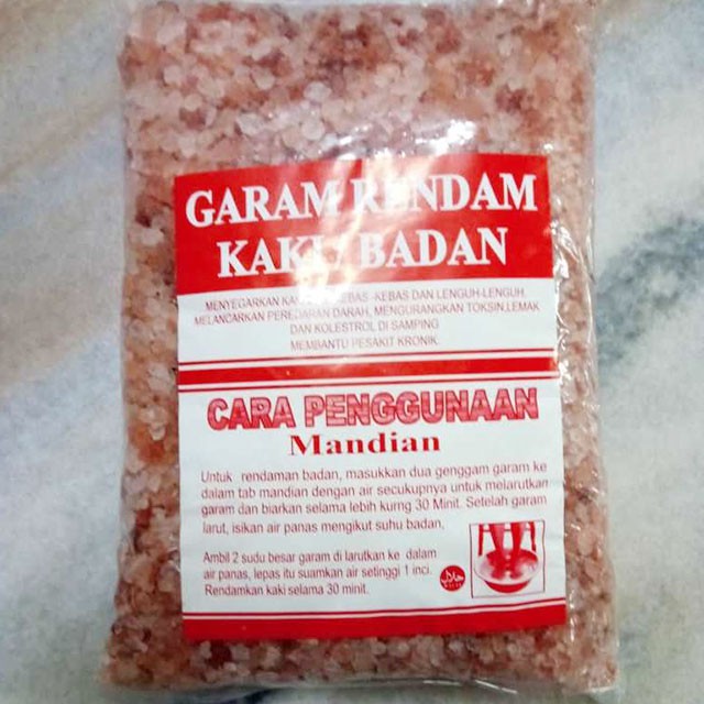 Garam Bukit Kasar 1kg Untuk Mandian Rendaman Kaki Shopee Malaysia