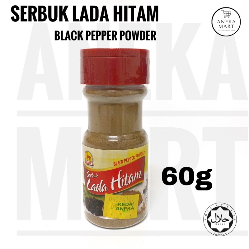 Kijang Serbuk Lada Hitam Black Pepper Powder【60g】 Shopee Malaysia