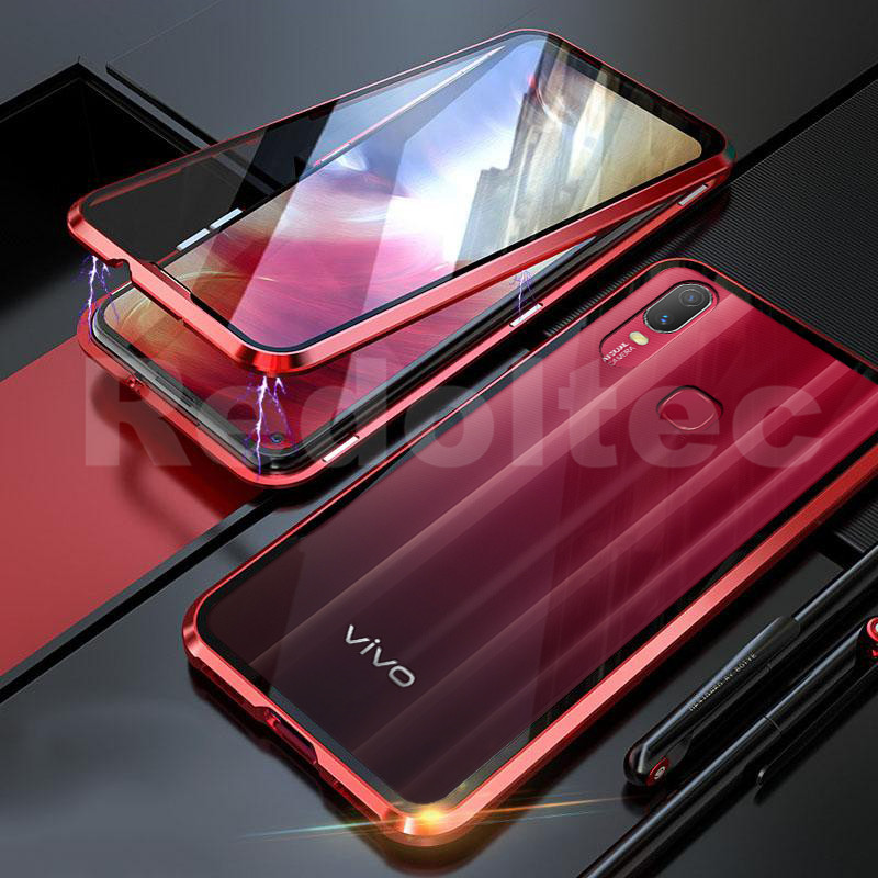 Case VIVO Y11 Double Sided Front + Back Glass Adsorption 360