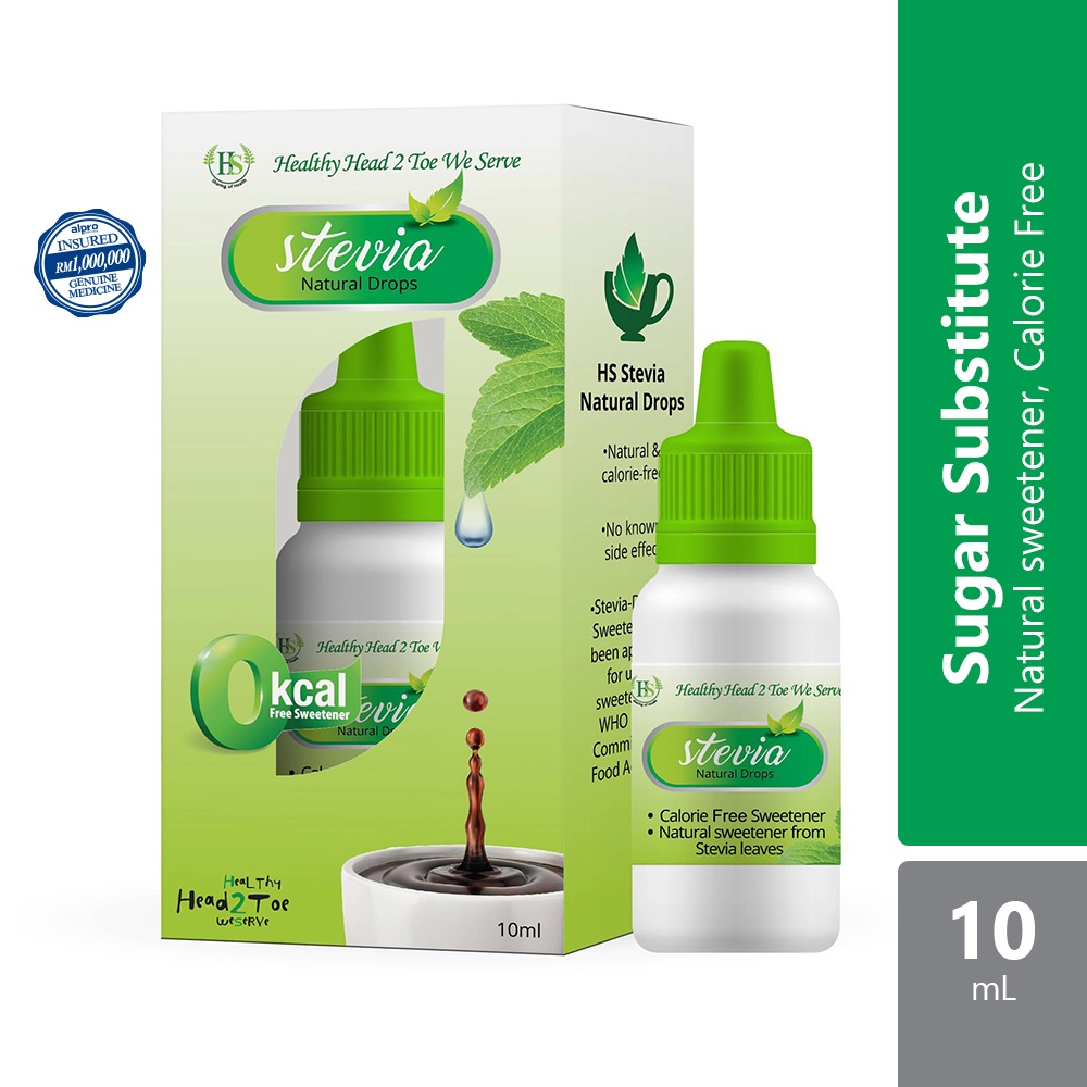 HS Stevia Natural Drops (10ml) Blood Glucose Control (Sugar