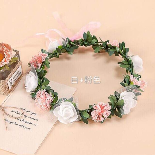 artificial floral crown