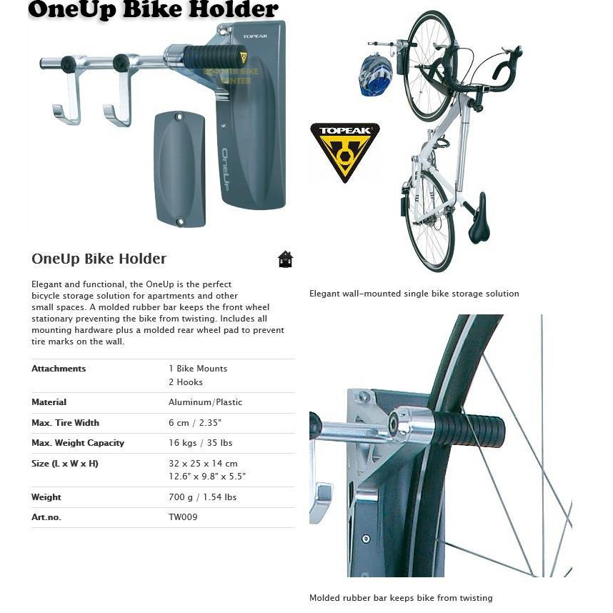 topeak oneup bike holder