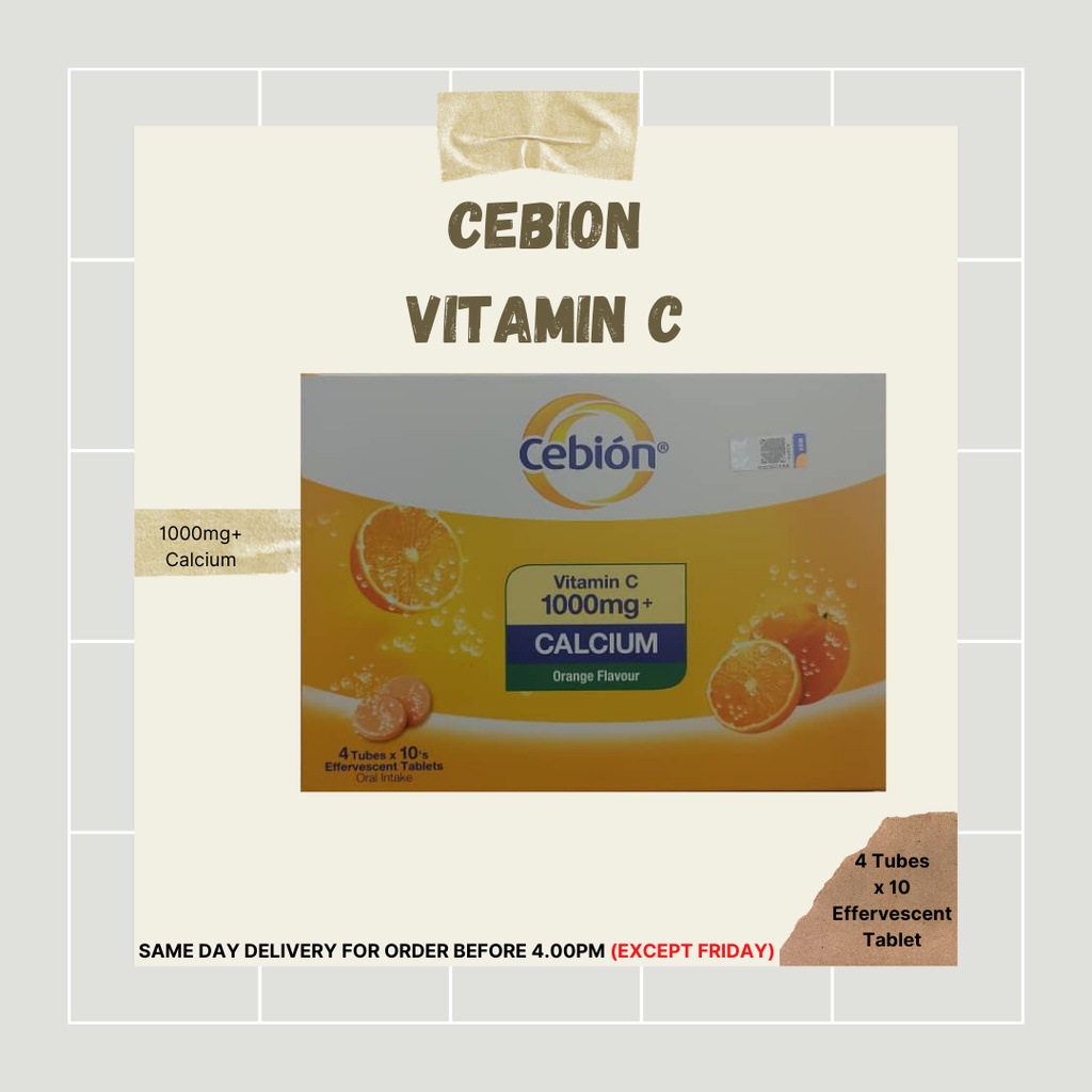 Exp Cebion Vitamin C Mg Calcium Tube Effervescent