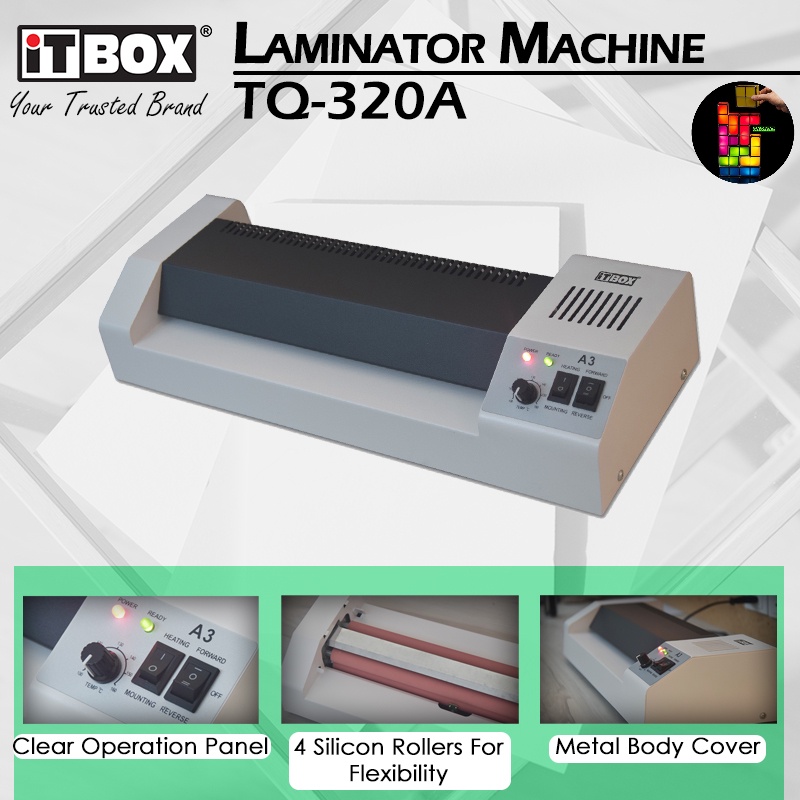 Itbox Laminating Machine A4 A3 Size Tq 320a Laminator Hot