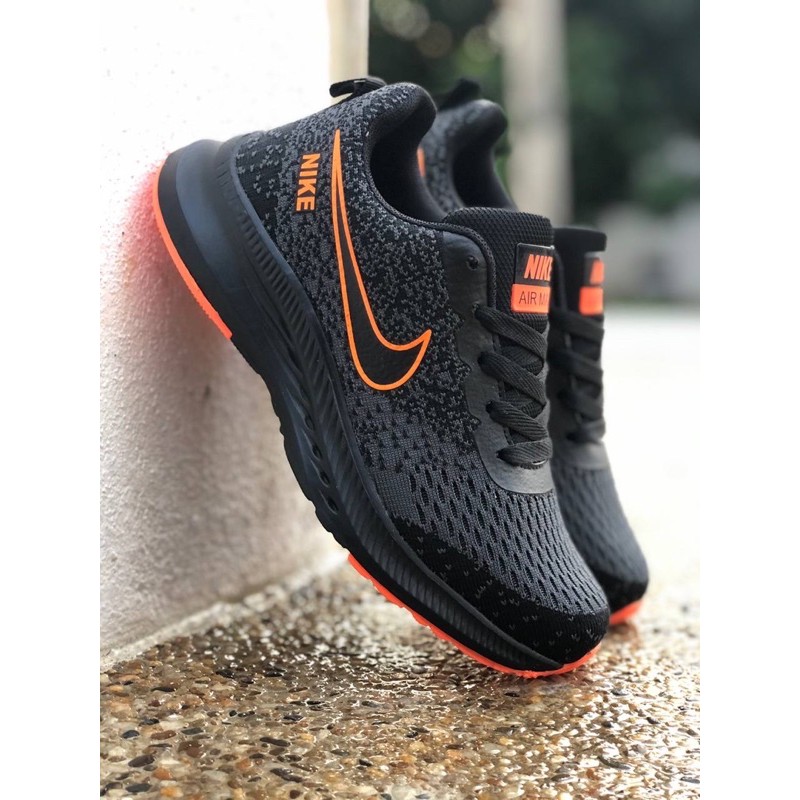 NIKE ZOOM JOEPEQ (Black Orange) Running Travel Sport Shoes Kasut Sukan | Shopee Malaysia