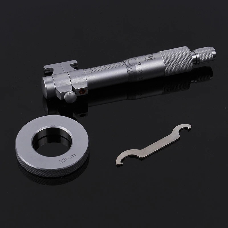 Inside Micrometer 0.01mm Metric Carbide Ratchet Screw Gauge