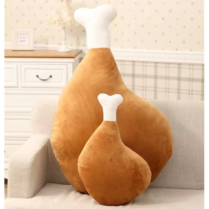 Creative Chicken Leg Plush Toy Pillow Stuffed Doll Cushion Gift
