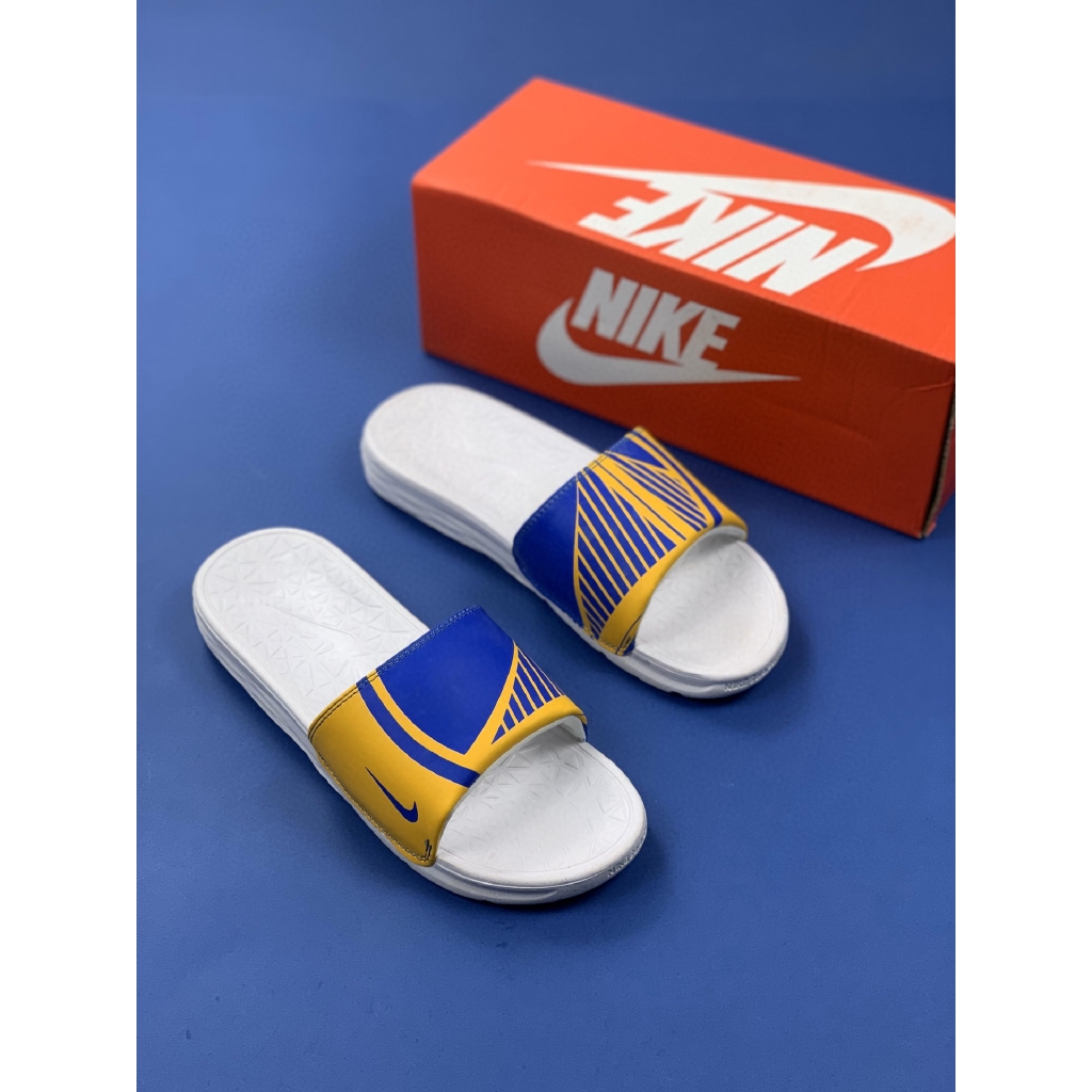 golden state warriors nike slides