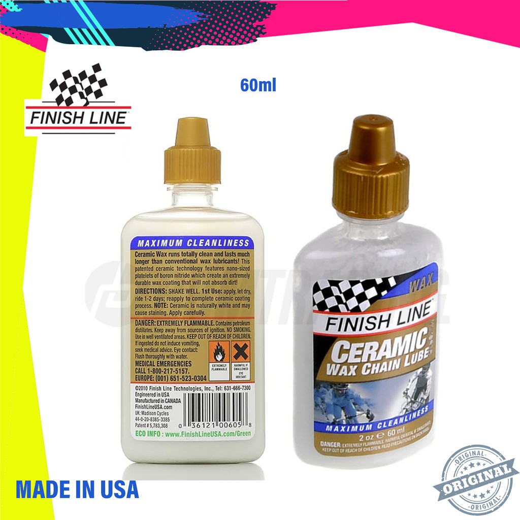 Finish Line Wax Bike Lubricant 60ml 可愛いクリスマスツリーやギフトが！