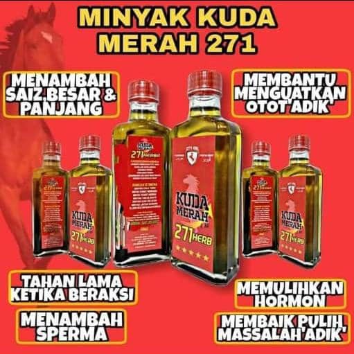 Minyak Kuda Merah 271 Shopee Malaysia