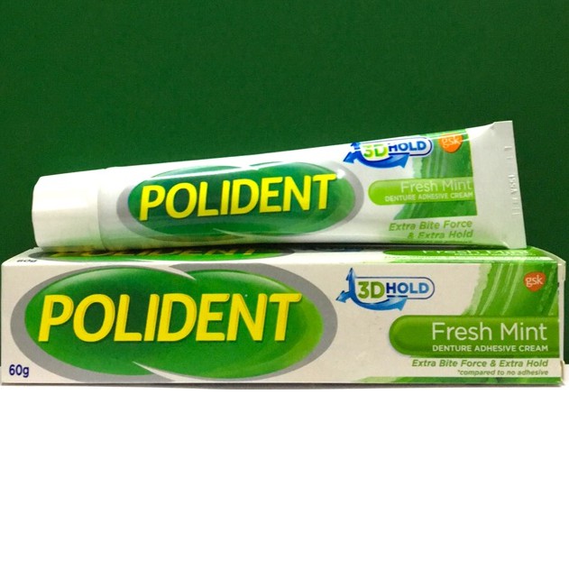 Polident FRESH MINT Denture Adhesive Cream (20g / 60g) Shopee Malaysia