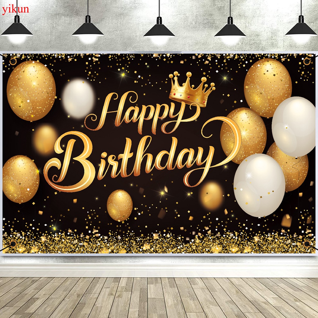 Birthday Decoration Banner Pull Flag Birthday Background Cloth Poster  Decoration | Birthday Decoration Banner Pull Flag Birthday Background Cloth  Poster Decoration 