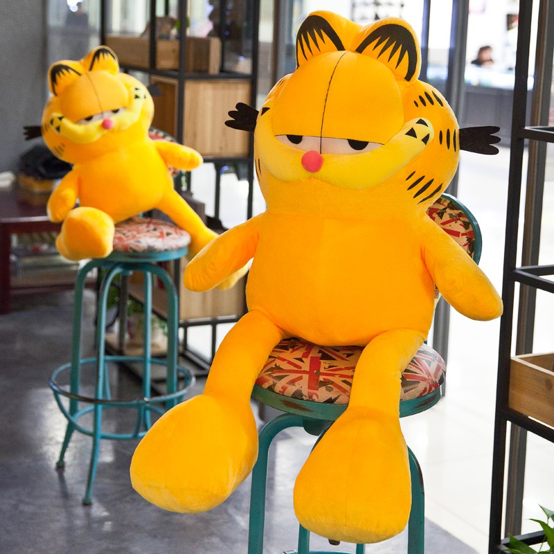 Besar Garfield patung mainan  mewah  tidur bantal lemak anak  