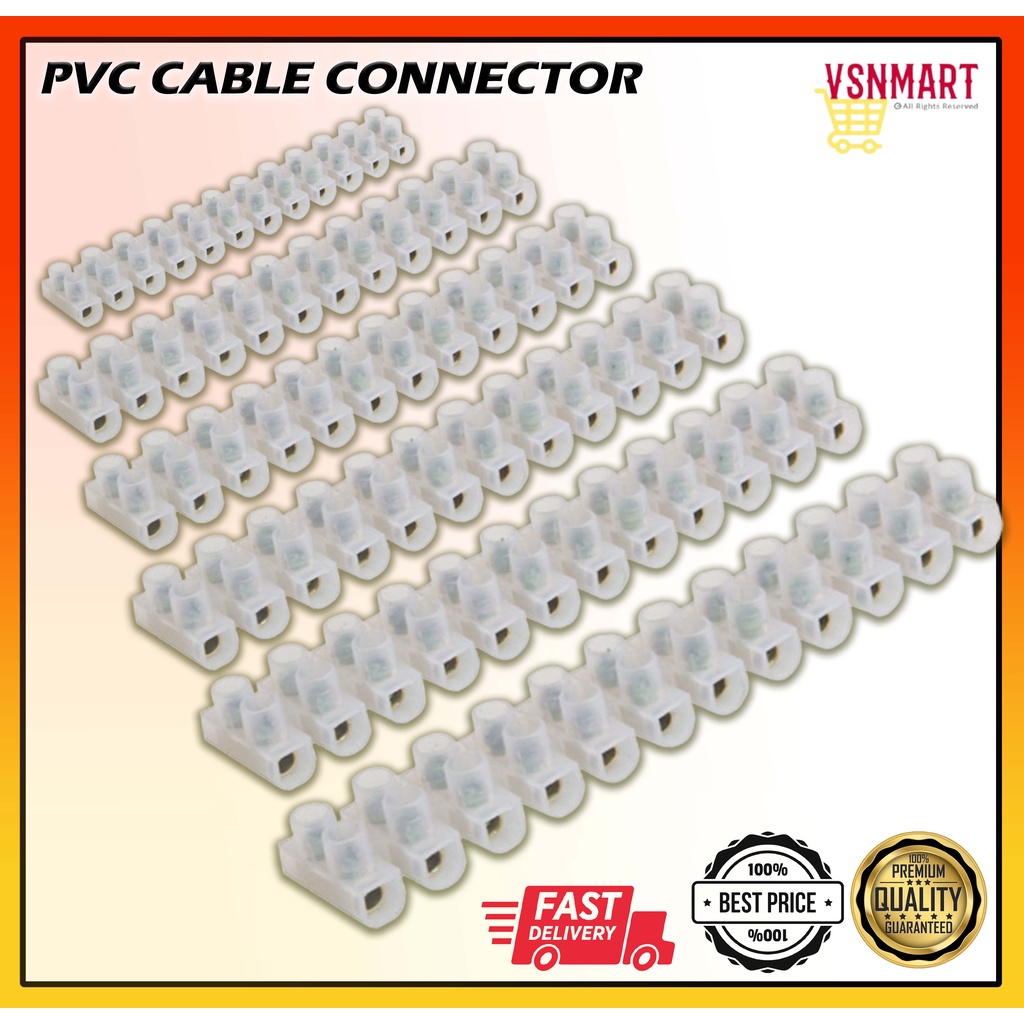 PVC WIRE CONNECTOR 5A / 10A / 15A / 20A / 30A / 60A ( 12WAYS TERMINAL