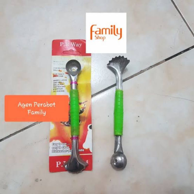 2 in 1 Fruit Scraper / Young Coconut / Cocktail Scoop