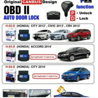 Obd Auto Door D Lock For Honda City 14 17 Hrv Jazz 14 17 Brv