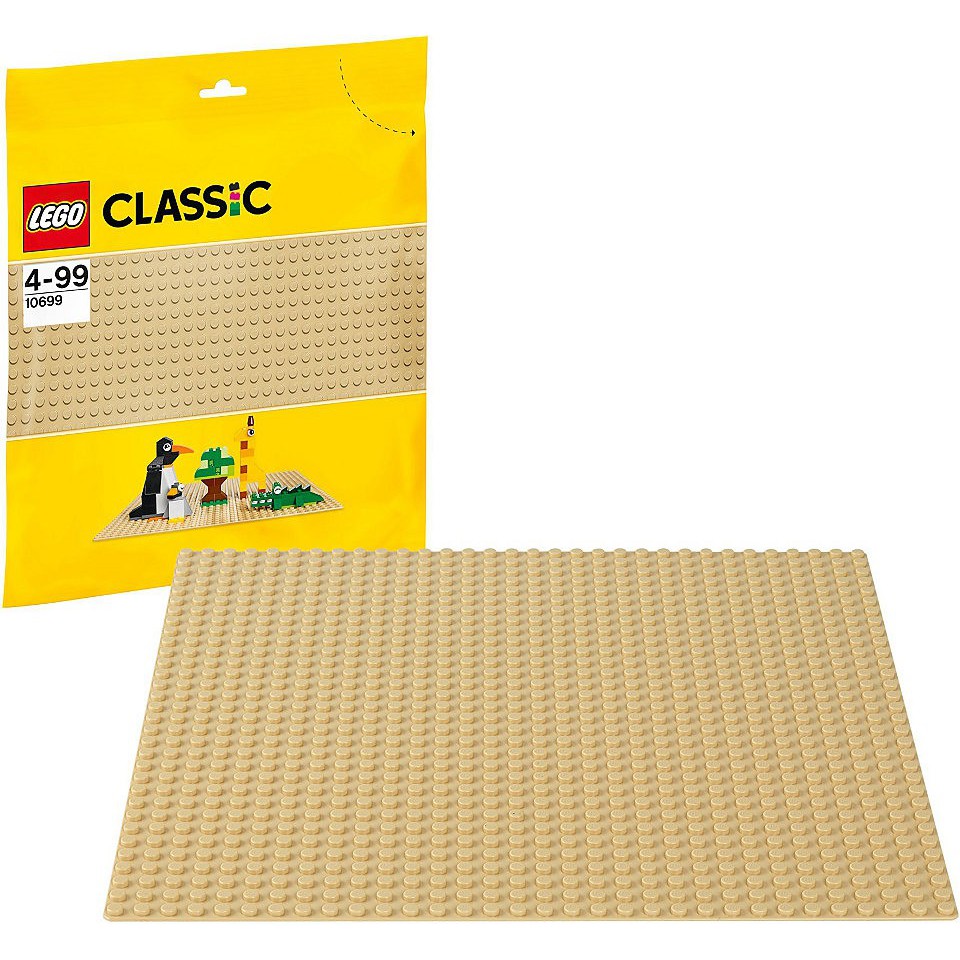 beige 10699 Lego  Classic base plate 