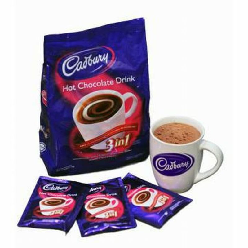 Cadbury Hot Chocolate Drink 3 in 1 (30g x 15 Sachets) Shopee Malaysia
