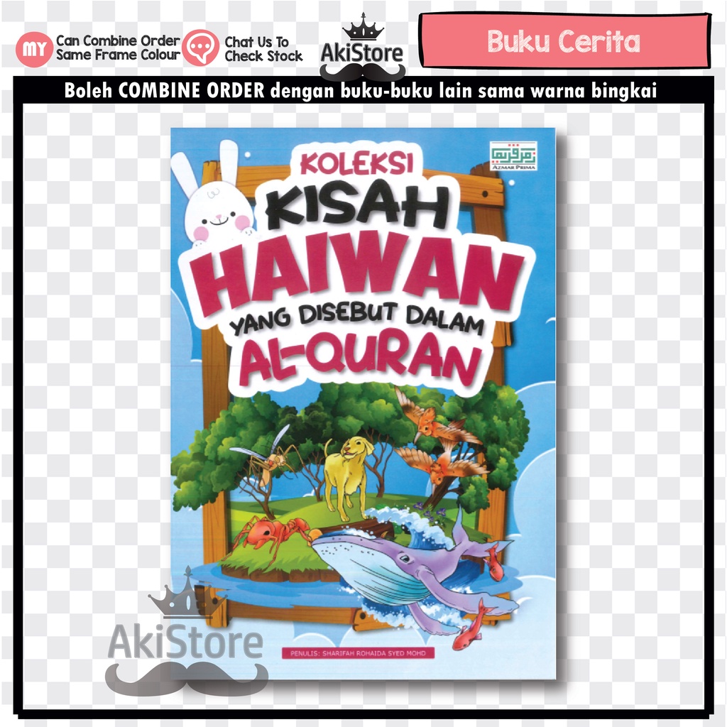 Buku Kisah Haiwan Yang Disebut Dalam Al Quran Buku Cerita Kanak Kanak Buku Cerita Suku Kata Shopee Malaysia