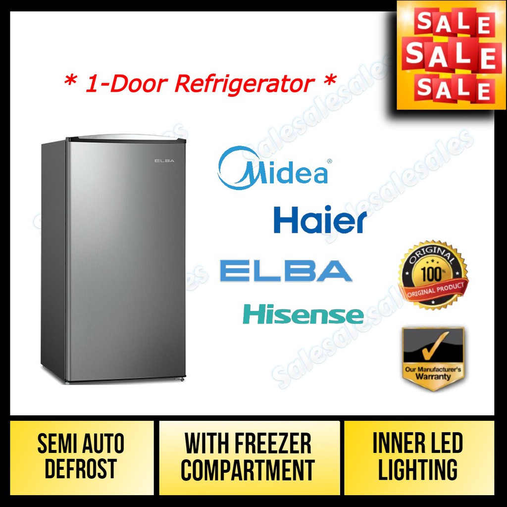 Midea Hisense Elba 1 Door Refrigerator 170l Single Door Fridge Peti Sejuk 1 Pintu