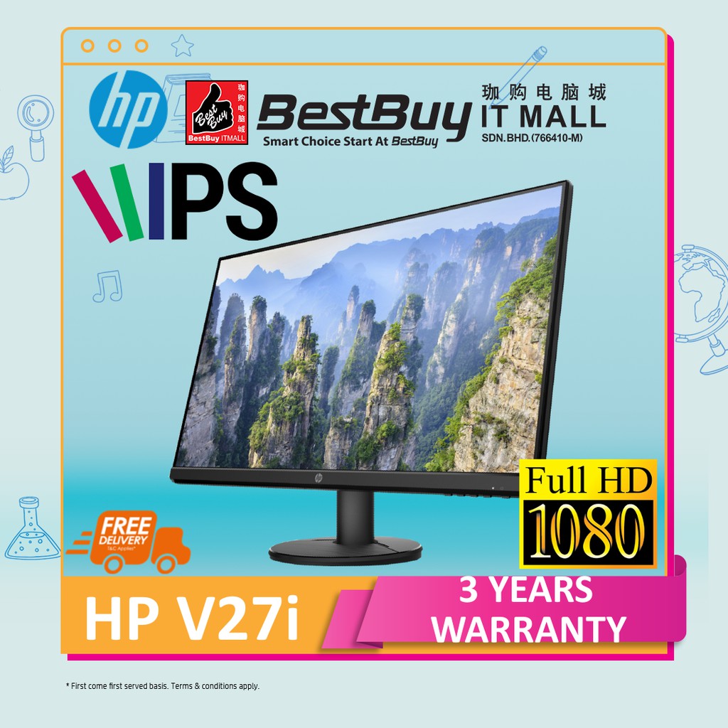 Монитор hp v27i обзор