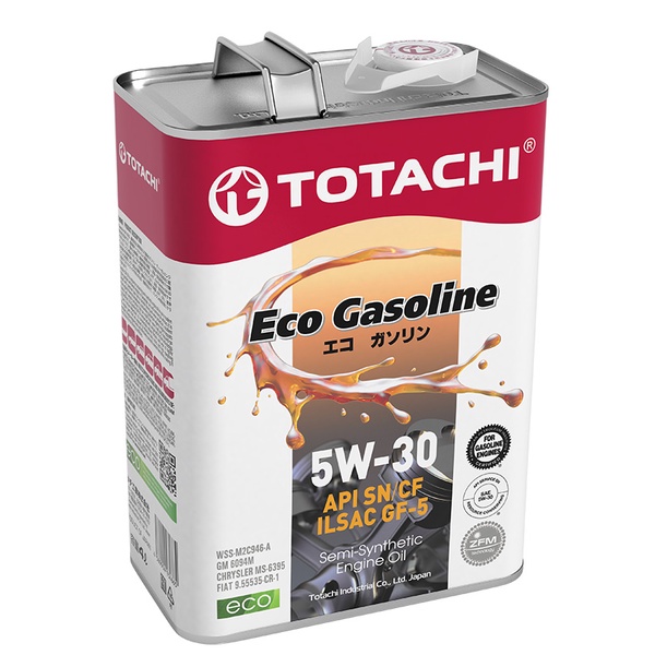TOTACHI 5W30 ECO GASOLINE ENGINE OIL SEMI 4L | Shopee Malaysia