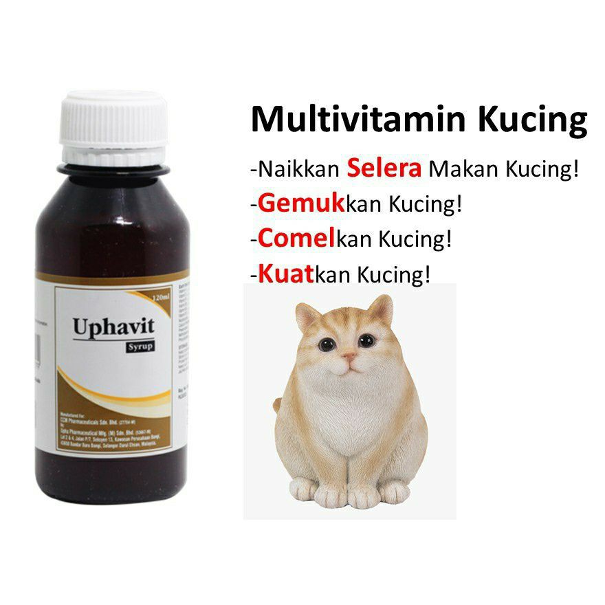 🐱 [Multivitamin Uphavit] Tambah Selera Makan / Gemukkan kucing 