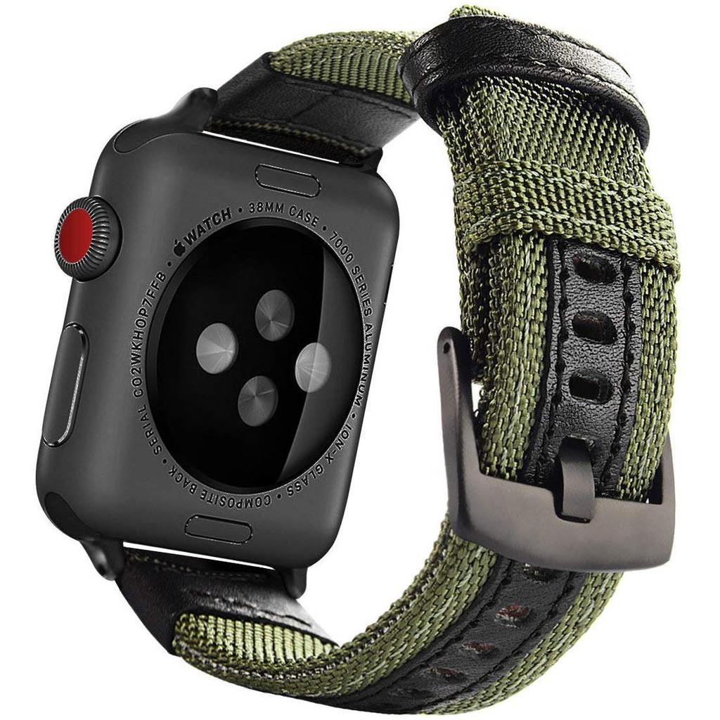 for Apple Watch Strap 38/40mm 42/44mm Woven Nylon Fabric Band for