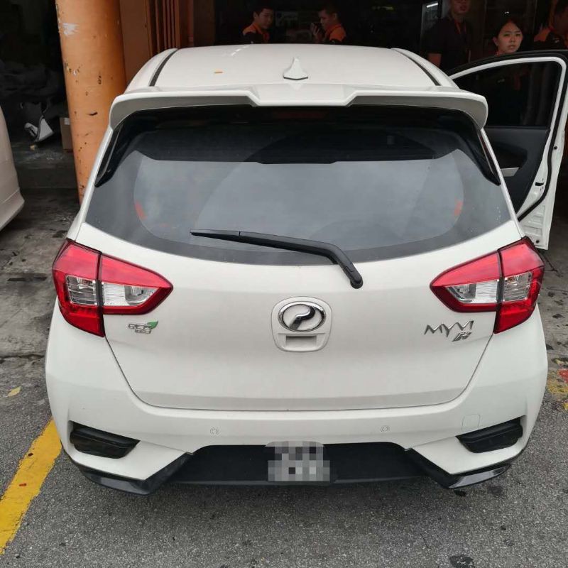 Perodua Myvi 2018 Above Gt Spoiler Abs Material