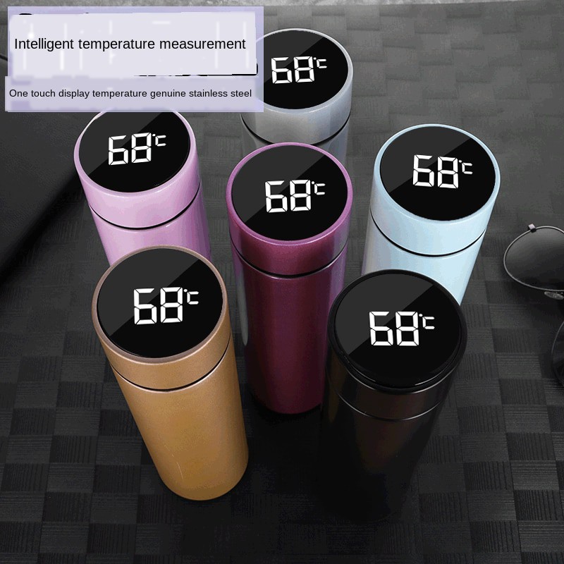 Smart Cup Stainless Steel LED Digital Vacuum Cup Thermo Hot Water ...