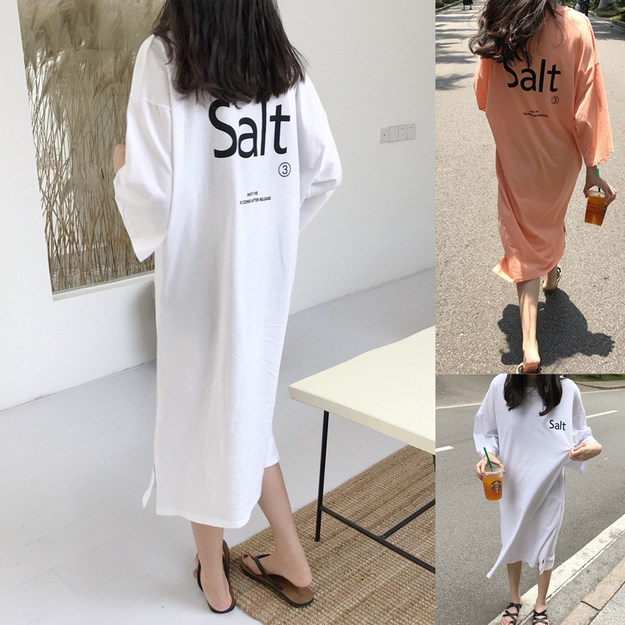 oversized t shirt maxi dress