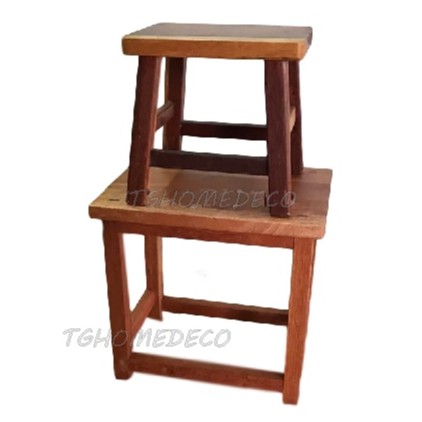 Wooden Miniature Stool / Short Wooden Stool / Solid Wooden Stool for ...