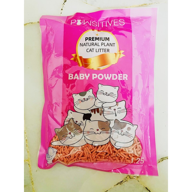 (Free Gift) Premium Pawsitive Tofu Cat Litters lavender/ peach / baby