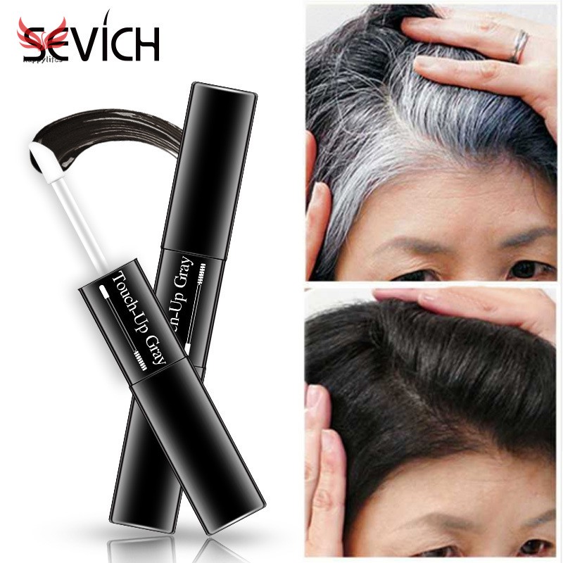 Hl 2 In 1 Instant Hair Dye Gray Root Cover Up White Hair Color