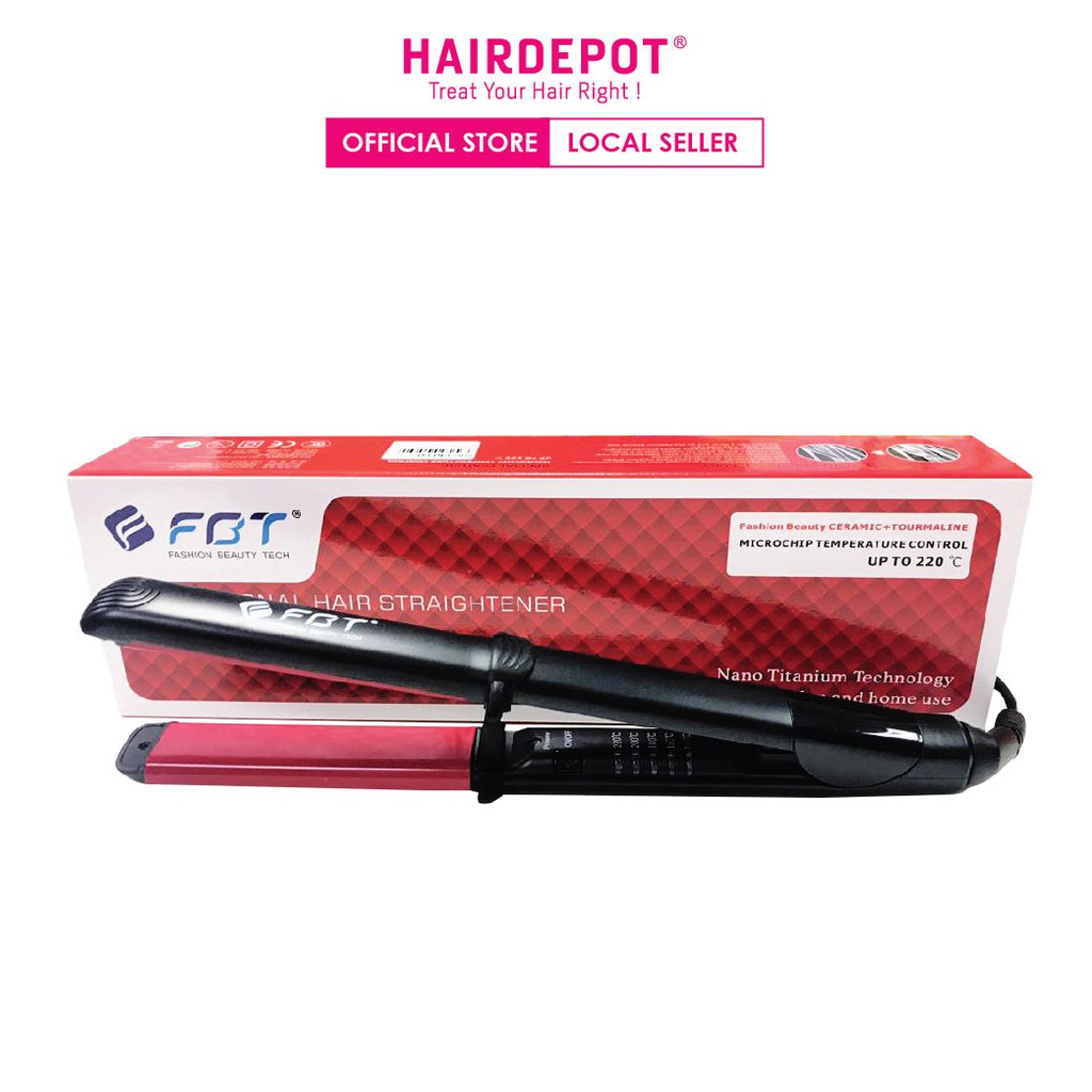 FBT 601HB / F801HB Red Color Flat Iron | Shopee Malaysia