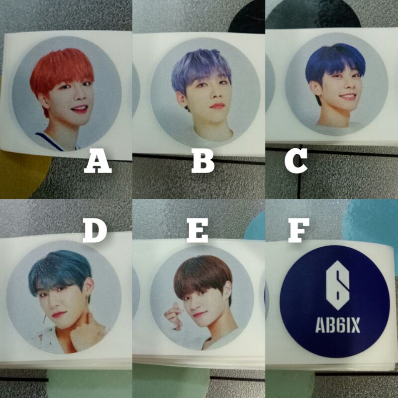 [READY STOCK 现货] AB6IX 1ST WORLD TOUR 6IXENSE OFFICIAL MERCHANDISE (Sticker tape)